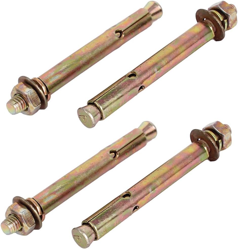 Stainless Steel Sleeve Expansion Screws Bolts M8x100mm 4 Pcs