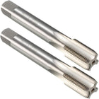 Metric Machine Thread Tap M1x 1 H2 High Speed Steel Straight Flutes Screw Tapping Threading Machinist Repair DIY Tool 2pcs
