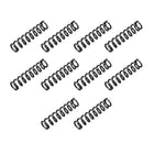 Compression Spring - 1.2mm Wire Dia, 8mm OD, 35mm Free Length Spring Steel Extension Spring,Black,10Pcs