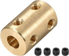 5mm to 6mm Bore Rigid Coupling Set Screw L22XD14 Copper,Shaft Coupler Connector,Motor Accessories