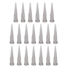 Industrial Blunt Tip Tapered Dispensing Fill Needle 16ga X 1.26" Gray 20pcs