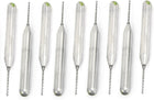 10pcs 0.6mm Tip Helical Groove Tungsten Carbide Micro PCB Drill Bits