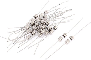 250V 300mA Yuvarlak Yuvası 3.6mm x 10mm Hafif Patlama Eksen Füzesi 20 Adet