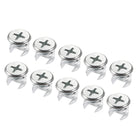20pcs Furniture Cam Lock Nut Connectors Fittings 13mmx10mm for Cabinet Drawer Wardrobe