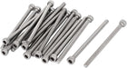 M3 x 50mm 0.5mm Pitch Bolts Socket Cap Head Hex Key Screws 20 Pcs