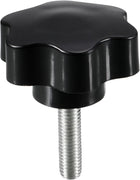 Clamping Screw Knob, 47mm Dia Plum Hex Shaped Grips Star Knob M8 x 30mm Male Thread