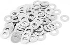 100pcs M8 304 Stainless Steel Plain Flat Washers for Bolt Screws
