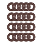 Fluorine Rubber O-Rings 8mm OD 4mm ID 2mm Width, Metric FKM Sealing Gasket, Pack of 20