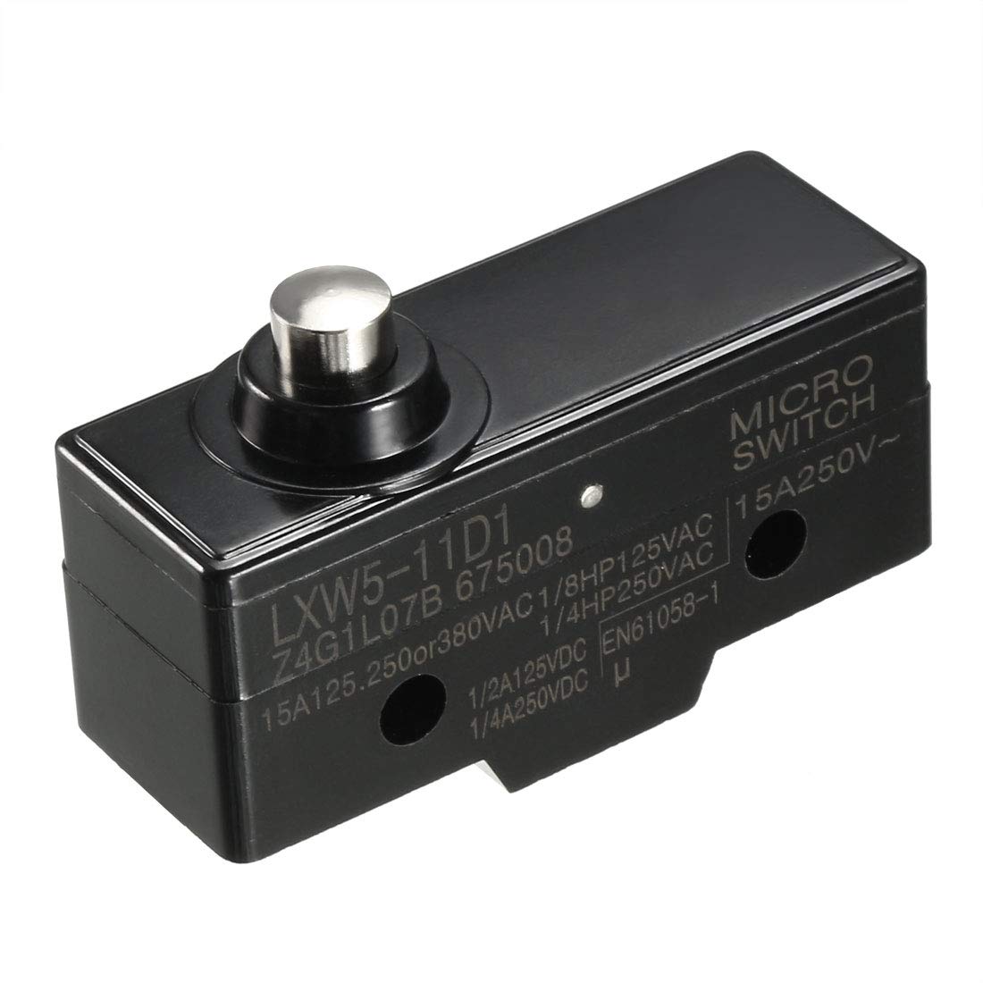 LXW5-11D1 1NO + 1NC Short Reed Snap Button Lever Type Micro Limit Switch