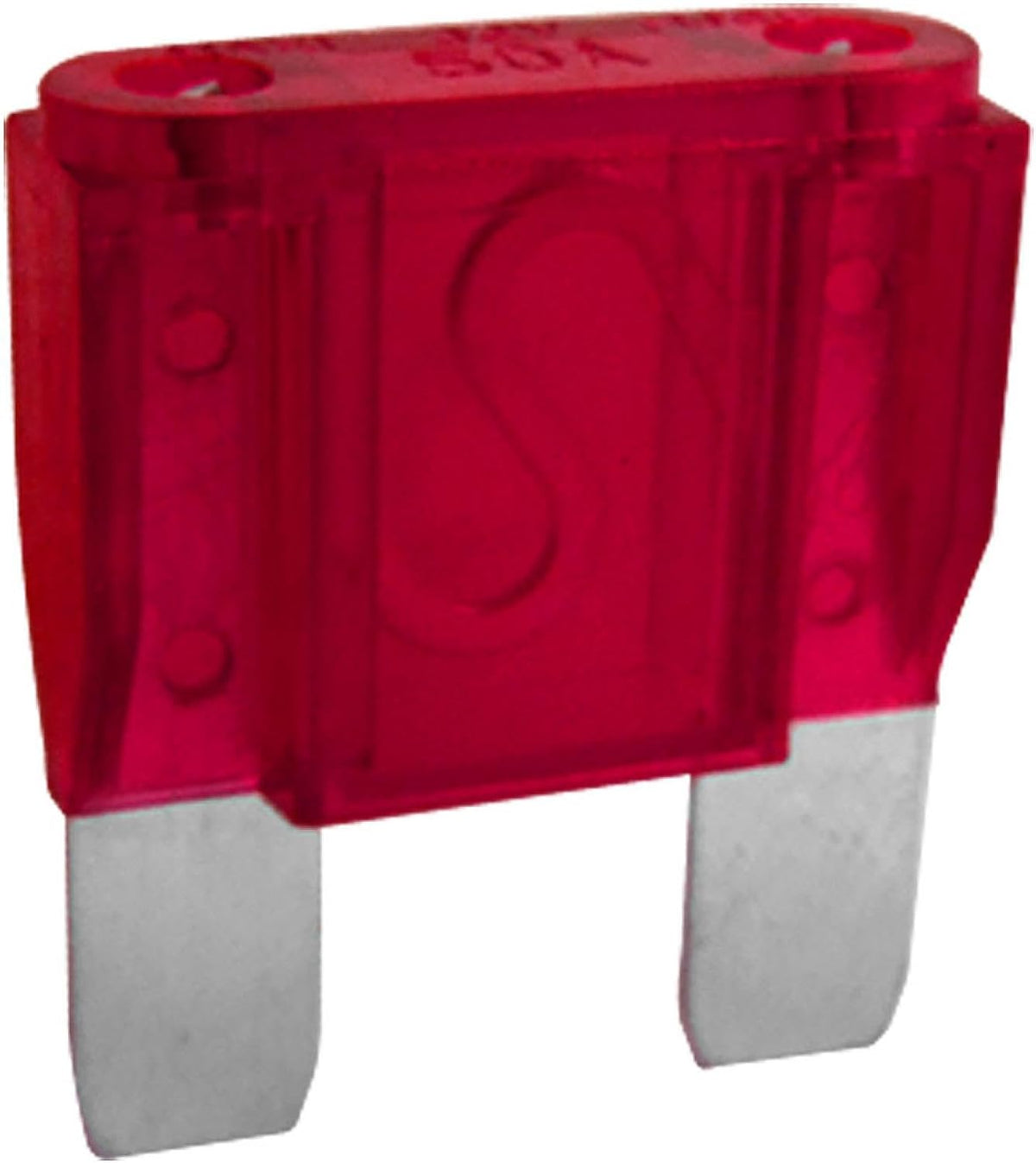 5 Pcs Car Red Plastic Coated Blade Type Fast Acting Maxi Fuse 50A 32V