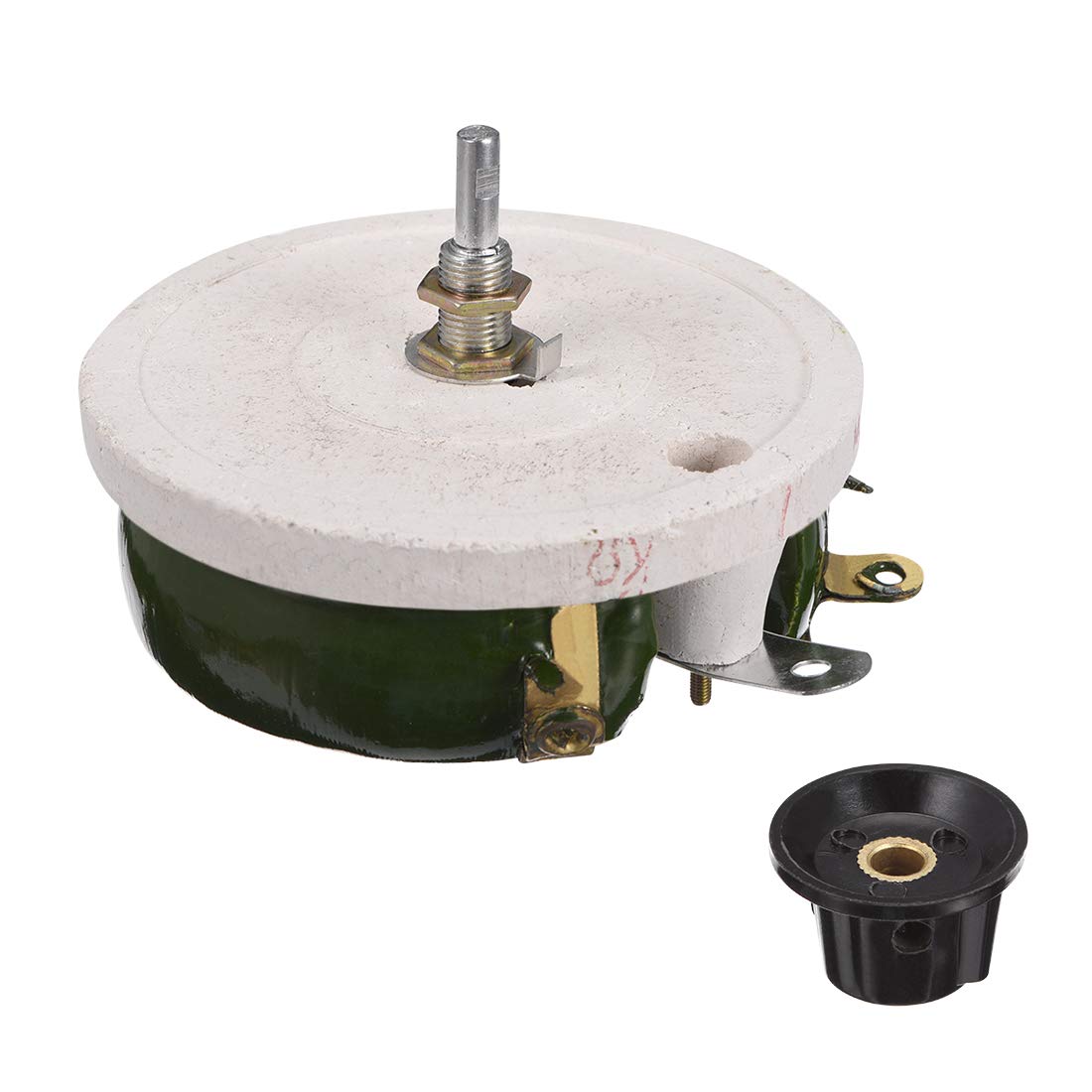 Wirewound Ceramic Potentiometer Variable Rheostat Resistor 200W 1K Ohm with Knob