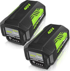 LinkMejor 8.0Ah 40 Volt Ersatz für Ryobi 40V Batterie(Multi-2PACK)