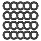 Nitrile Rubber O-Rings, 8mm OD 4mm ID 2mm Width, Metric Nitrile Rubber Sealing Gasket, Pack of 20