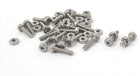 M2x8mm Hex Socket Head Knurled Cap Screws Bolts Nuts Set 20Pcs