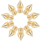 0.6mm 3D Printer Nozzles, 10pcs M6 Thread Replacement for 1.75mm MK8 Extruder Print, Brass