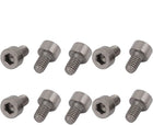 10 Pcs M2.5x4mm Thread Hex Socket Drive Cap Head Titanium Screw