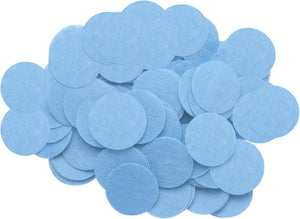 200Pcs Round Felt Circles Soft Thick for Crafts 1 9/16 Inch Felt Pads for DIY Sewing Handcraft Blue