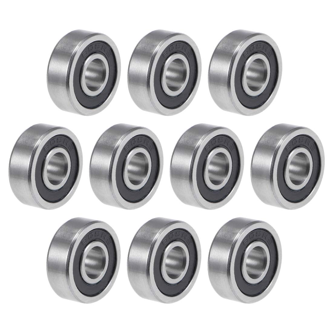 605-2RS Deep Groove Ball Bearings 5x14x5mm Double Sealed Chrome Steel P6 10pcs