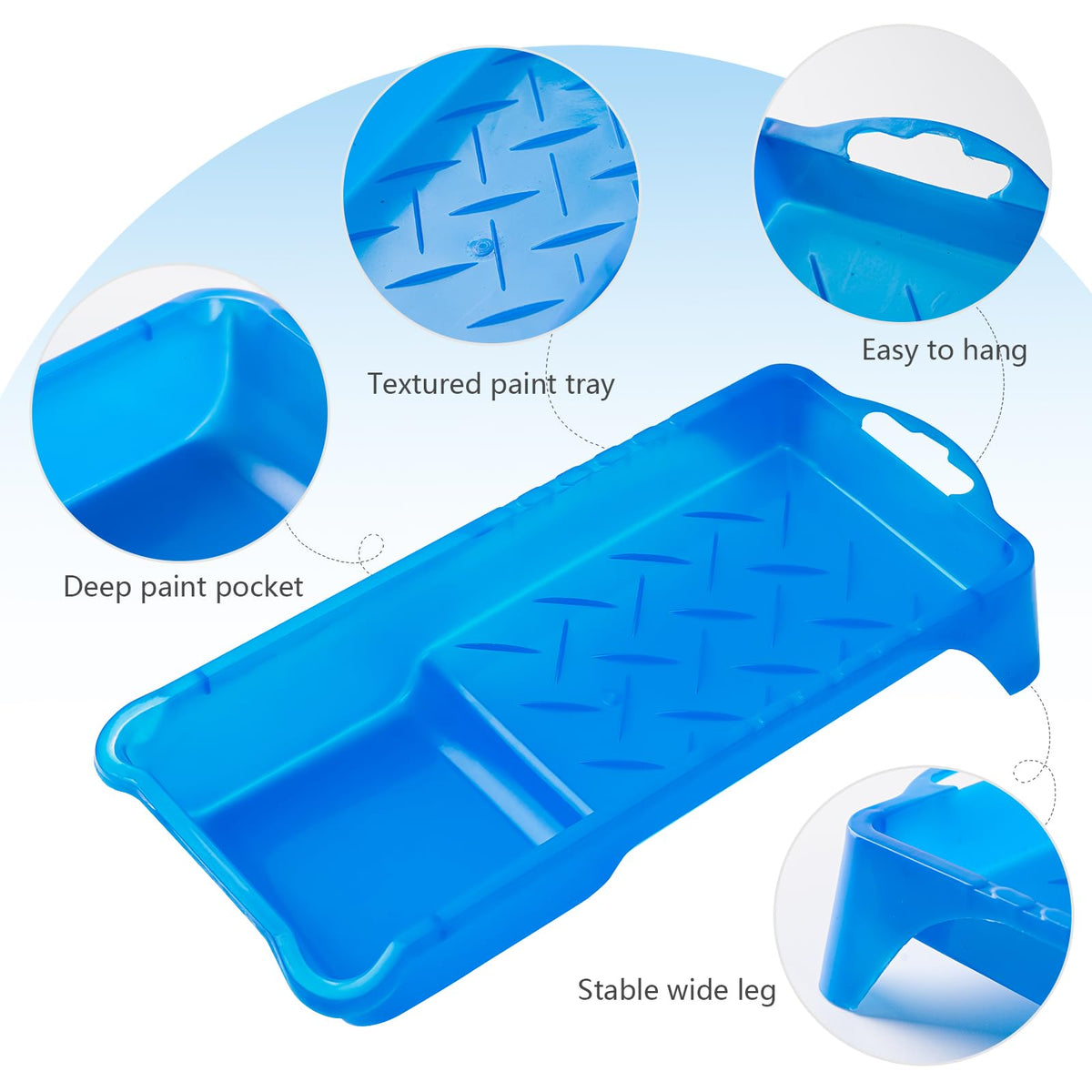 LinkMejor Set de Rolle de Vopsire, 9 Pack, Coperți de Rolle de Vopsire din Microfibră, 2 Inch