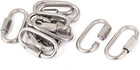 4mm Thickness 304 Stainless Steel Quick Links Carabiners 10 Pcs