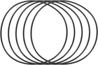 Nitrile Rubber O-Rings, 95mm OD 91mm ID 2mm Width, Metric Sealing Gasket, Pack of 5