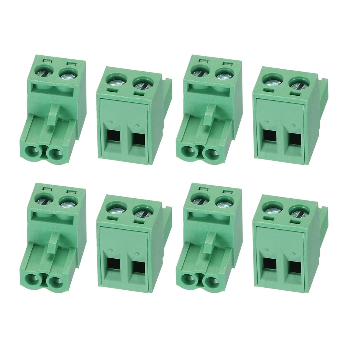 8Pcs KF2EDG 5.08mm Pitch 2P Pluggable Blocks Connector Socket