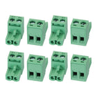 8Pcs KF2EDG 5.08mm Pitch 2P Pluggable Blocks Connector Socket