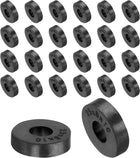 36pcs Rubber Spacers 25mm OD, 10mm ID, 6mm Height Round Anti Vibration Spacer Rubber Bushing Grommets Thick Rubber Washers for Home Car Accessories