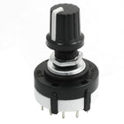 a13122500ux0394 3P4T 3 Pole 4 Position Single Wafer Band Selector Rotary Switch w Knob