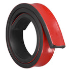 Adhesive Rubber Strips, 1.6" W x 3/8" T x 3'L Solid Neoprene Rubber Sheet Rolls with Adhesive Backing for DIY Gaskets Seals Pads Crafts