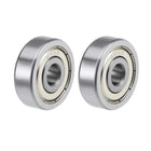 638ZZ Deep Groove Ball Bearings Z2, 8mm x 28mm x 9mm Double Shielded Carbon Steel 2pcs