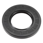 Oil Seal, TC 50mm x 90mm x 10mm Nitrile Rubber Cover Double Lip with Spring for Bearing Shaft, Black Pack of 1