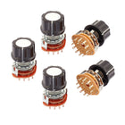 5stk 2 Pol 6 Position Kanalvælger Drevende Skifter