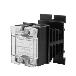 Solid State Relay Voltage Resistance Regulator, 25 Amp, 25V AC - 380V AC, Heat Sink