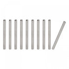 3x50mm Dowel Pins, 10pcs 304 Stainless Steel Round Head Flat Chamfered End Dowel Pin Bunk Bed Pins Shelf Pegs Support Shelves Fasten Elements