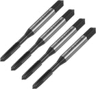 4pcs Metric Spiral Point Thread Taps, M4 x 0.7 H2 Nitride Coated Screw Tap, Fully Ground High Speed Steel 6542 Machine Tapping Threading Tool for Machinist Thread Repair