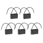 Ceiling Fan Capacitor CBB61 3uF 350V AC 2 Wires Metallized Polypropylene Film Capacitor 47x29x18mm for Electric Fan Pump Motor Generator 5Pcs