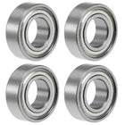 MR126ZZ Deep Groove Ball Bearing 6x12x4mm Double Shielded Chrome Steel Bearings 4-Pack