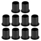 10Pcs Flanged Sleeve Bearing, Plastic Bushing ID 17mm x OD 19mm x Length 25mm POM Bushing, Black