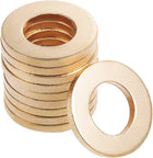 10Pcs 16.5mm x 30mm x 3mm Copper Flat Washer for Screw Bolt
