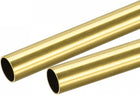 Brass Round Tube 18mm OD 1mm Wall Thickness 200mm Length Pipe Tubing 2 Pcs