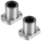 LMH20UU Two Side Cut Flange Linear Ball Bearings, 20mm Bore Dia, 32mm OD, 42mm Length (Pack of 2)