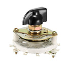 1P9T 1 Pole 9 Position 1 Deck Band Channel Rotary Switch Selector with Plastic Knob