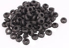 Wearing Resistant 4mm Inner Dia Double Side Rubber Grommets 100 Pcs