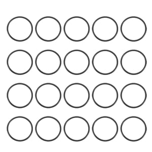 Nitrile Rubber O-Rings, 25mm OD 22mm ID 1.5mm Width, Metric Sealing Gasket Pack of 20