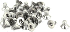 M2x3mm 304 Stainless Steel Flat Head Torx Drive Type Screw Silver Tone 30pcs