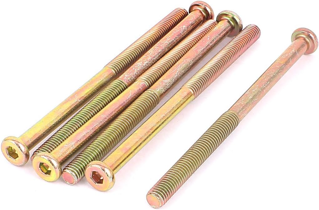 M8 x120mm Countersunk Flat Head Hex Socket Screws Bolt Fasteners 6pcs
