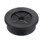 Cable Cord Grommet, 1 3/16" Inch (30mm) Desk Grommet Flexible Rubber Grommets Wire Hole Cover Pass Through for Office Computer Desk Wire Organizer, Black