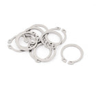 External Circlip Retaining Shaft Snap Clip Rings 24mm 10pcs