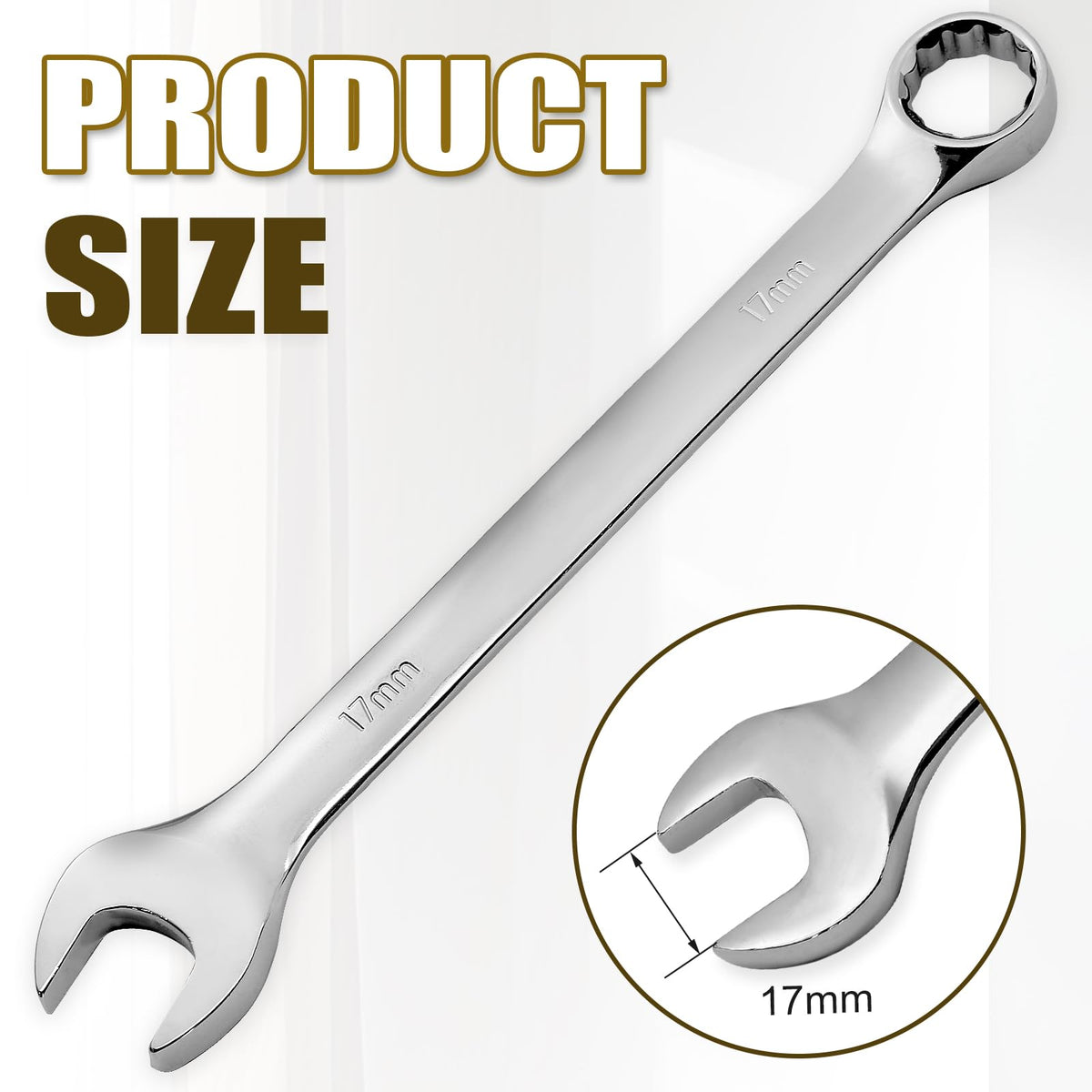 LinkMejor 17mm Chave combinada métrica